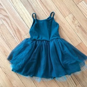 Zara green tutu dress